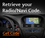Retrieve ypor Radio/Navi code
